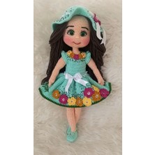 Yeşil Akasya Bebek Amigurumi Organik Oyuncak