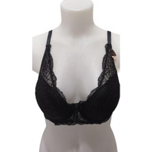 Desteksiz Balenli Dantelli Sütyen