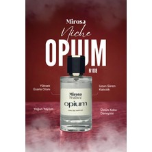 Mirosa de France Opium Niche Collection Yüksek Kalıcı Kadın Parfum Black Opium EDP Sevgililer Günü Premium Kutu 50ml N108