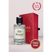 Mirosa de France Rouge Niche Collection Yüksek Kalıcı Kadın Parfum Bakarat EDP Sevgililer Günü Premium Kutu 50ml N701