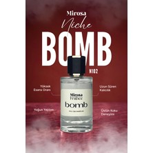 Mirosa de France Bomb Niche Collection Yüksek Kalıcı Kadın Parfum Bombshell EDP Sevgililer Günü Premium Kutu 50ml N102