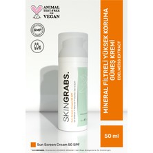SKINGRABS. Yüksek Koruma ve Nem Sağlayan 50 Spf Güneş Kremi (Uv Defense - Advance Protectıon 50 Spf )