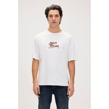 Bad Bear Moreno Beyaz Erkek Baskılı Tişört