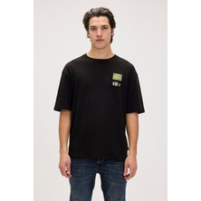 Bad Bear Alfeo Siyah Erkek Baskılı Tişört