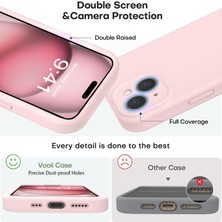 Dexmon iPhone 15 Kılıf Yüksek Kalite 3D Kamera Korumalı Içi Kadife Lansman Liquid Silikon Kapak