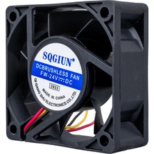 Kaufhier IC-216A Fırçasız Dc Fan 60X60X25MM 24 Volt 3 Pin (4607)