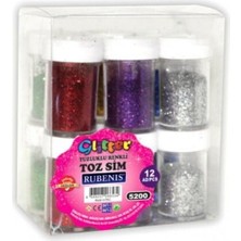 Tuzluklu Karışık Renk Toz Sim 12 Adet