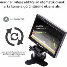 Araç geri görüş kamera ve monitör seti seti 7' inc tek bölge