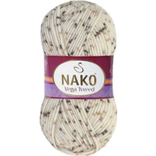 Nako 1 Adet Vega Tweed Premium Akrilik El Örgü İpi Yünü No: 35017