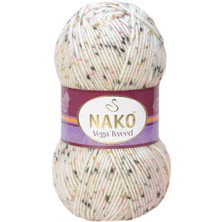 Nako 1 Adet Vega Tweed Premium Akrilik El Örgü İpi Yünü No: 31752