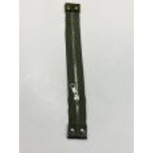 Karan Tuhafiye Çanta Fermuarı / Deri Detaylı Çanta Fermuarı / 40 cm Bordo