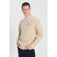 Wrangler Regular Fit Normal Kesim Bisiklet Yaka Koyu Yeşil Sweatshirt
