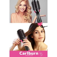 Carlburn Özel 4 Vitesli Çok Kademeli 1200w Elektrikli Hava Üflemeli 2.5m Kablolu Saç Düzleştirici Fön Tarağı