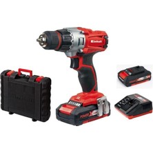 Einhell 2.5 - 2.9 Ah Te-Cd 18/2 Li Kit (2x1,5 Ah), Akülü Vidalama 1 Takım Çantalı 18 Volt Darbesiz