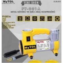 Mytol 27 L Fy-001a Metal Gövdeli Ve Işıklı Araç Kompresörü