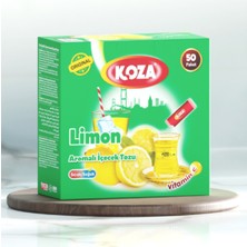 Koza Tek Içimlik Limon Aromalı Toz Içecek 50'li