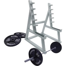 Maelove Squat Rack Barbell Rafı Barbell ile Icı Depolama Düzenleyici Raf (Yurt Dışından)