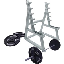 Maelove Squat Rack Barbell Rafı Barbell ile Icı Depolama Düzenleyici Raf (Yurt Dışından)