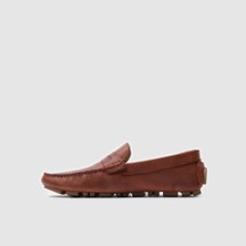 Togo Erkek Loafer AYAKKABI052054, Bordo Eskitme, 40