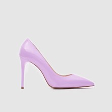 Togo Kadın Stiletto 060061 , Lila Rugan, 39