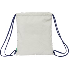 Benetton Ipli Sırt Çantası Benetton Varsity Gri Lacivert 35 x 40 x 1 cm (Yurt Dışından)