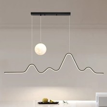 Pera Teknoloji Çambaşı / Sarkıt Avize / 120 cm / 3 Renk Işık / Antrasit Gövde