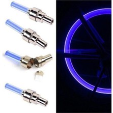 İnfeta 1 Çift LED Işıklı Hareket Sensörlü Mavi Işıklı Bisiklet Araba Motor Sibop Kapağı Lambası