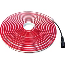 12 Volt Kırmızı Neon Şerit LED 5 Metre