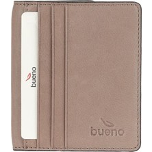 Bueno Shoes Gri Deri Cüzdan 01Uc4004 01Uc4004