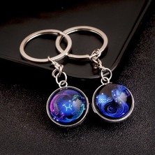 Buy Küre Takımyıldızı Karanlıkta Parlayan Kristal Zodyak Anahtarlık (Yurt Dışından)