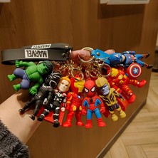 Buy Avengers Örümcek Adam Kadın Çantası Yaratıcı Yumuşak Plastik Bebek Çift Küçük Anahtarlık (Yurt Dışından)