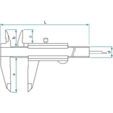 Kanon LSM-200 1/20 mm 0,05 Mekanik Kumpas