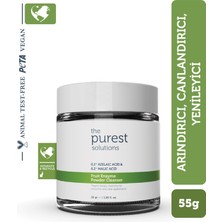 The Purest Solutions,  Arındırıcı ve Canlandırıcı Tüm ciltler için  Meyve Asitleri İçeren Toz Temizleyici 55 Gr (%0,2 Azelaik Asit & Malik Asit)