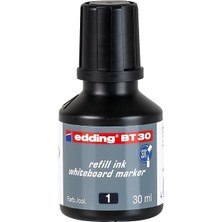 Edding BT30 Siyah Tahta Kalemi Mürekkebi 30 ml Renkli Yazım İçin Uygun