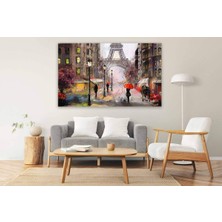 Vientex Paris Caddesi Eyfel Kulesi Yağlı Boya Tablosu - FWN134