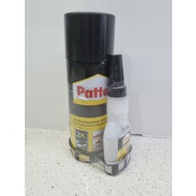 Pattex 2k Profesyonel Hızlı Yapıştırıcı, 200ML Aerosol+ Net 50 ml Siyano Yapıştırıcı