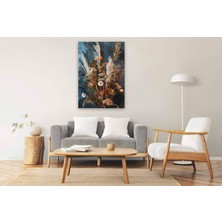 Vientex Dekoratif Kurumuş Çiçekler Tablosu - FLR145