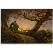 Vientex Caspar David Friedrich Iki Adam Tablosu - FMS130