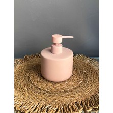 Olisia Porselen Sıvı Sabunluk Pembe