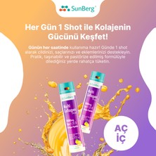 SunBerg Multi Kolajen 30 Shot Tip 1, 2, 3, Hyaluronik Asit, Biotin, Çinko