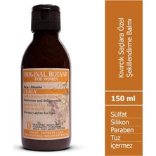 ORIGINAL BOTANIC  ORIGINAL BOTANIC Kıvırcık Saçlara Özel Vegan Şekillendirme Balmı Kadın 150ml