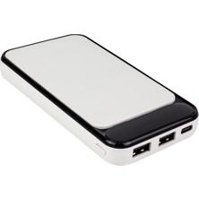 S-Lınk IP-G2710 10000 Mah Powerbank 2 USB Port Beyaz LCD Göstergeli Powerbank