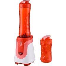 Vestel Plastik Mix&go Kişisel Smothie Blender, Kırmızı