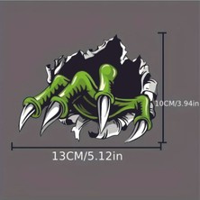 Özkaş 3D Yırtıcı Pençe Sticker Oto Aksesuar Uv Soğuk Baskı Özel Tasarım