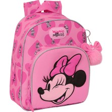 Minnie Mouse Okul Çantası Minnie Mouse Sevgi Dolu Pembe 28 x 34 x 10 cm (Yurt Dışından)