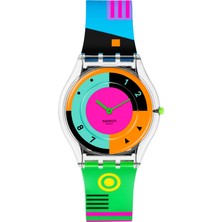 Swatch SS08K119 Swatch Neon Hot Racer Bayan Kol Saati