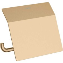 Hansgrohe Addstoris Kapaklı Tuvalet Kağıtlığıı-Mat Bronz 41753140