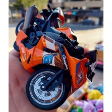 Hepsilazım Honda Cbr Oyuncak Motor Diecast Motorsiklet Metal Model Araç Çek Bırak Koleksiyon 13 cm