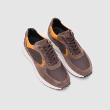 Erkek Sneaker Ayakkabı [052124], Vizon - Turuncu, 43