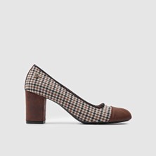 Kadın Topuklu Ayakkabı [060048], Kahverengi, 40